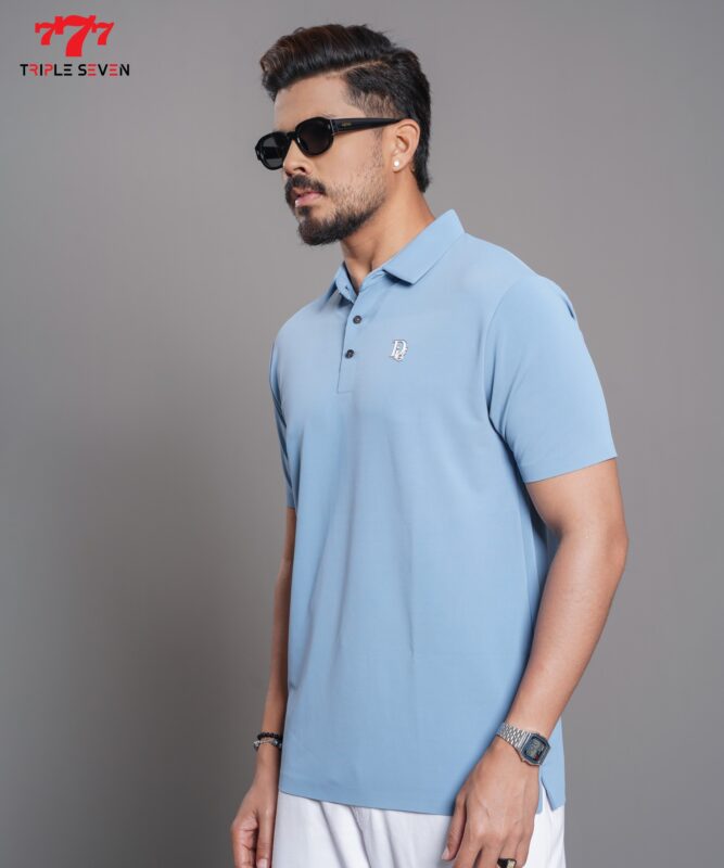 triple seven men's polo